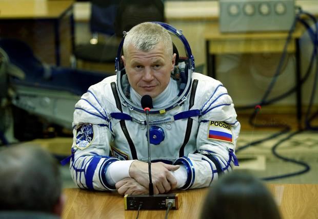 En la imagen, el astronauta ruso Oleg Novitskiy.