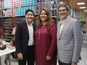 Miguel Miranda, Berenice Lendor y Eduard Gottschalk.