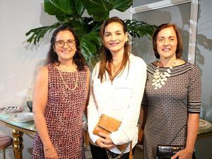 Adriana Luz, Amelia Ortiz y Claudia Baena.