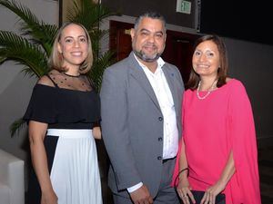 Altagracia Olivo, Rafael Jiménez, Larissa  Pumarol.