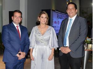 Randy Grullón, Piroska Peña y Juan Octavio Mateo.