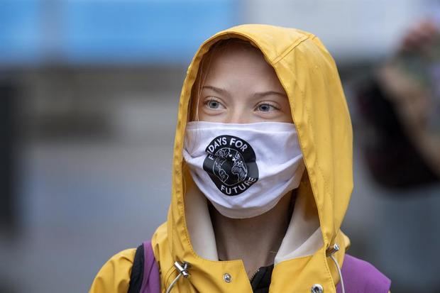 La joven activista sueca Greta Thunberg.