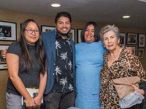 Ching Ling Ho, Frank Báez, Giselle Moreno y Lisette Purcell.