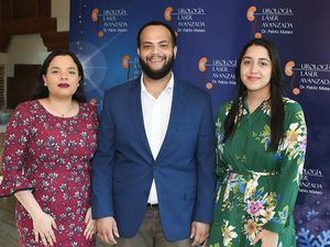 Chantal Mateo, Alán Mateo y Alicia Jiménez.