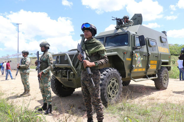 República Dominicana refuerza vigilancia en frontera con Haití.