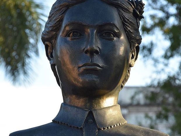 Busto de Rosa Duarte en el Parque Independencia.