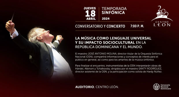 Conversatorio y concierto / Temporada sinfónica.