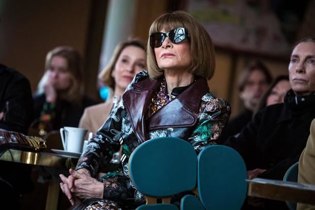 La editora en jefe de la revista Vogue y directora creativa de Condé Nast, Anna Wintour.