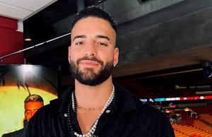 El artista colombiano Maluma posa en entrevista con Efe hoy, durante una entrevista en la FTX Arena de Miami (EEUU), para dar detalles sobre su 'PAPI JUANCHO WORLD TOUR' y su próximo disco.
