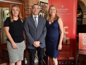 Andrea Cordero, Víctor Fernández Cabral y Yolanda Borrás.