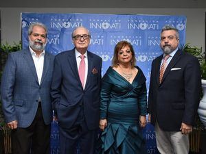 Ernesto Sánchez, Luis Sánchez Noble, Mildred Josefina Bergés Sánchez Noble y Etienne Sánchez.