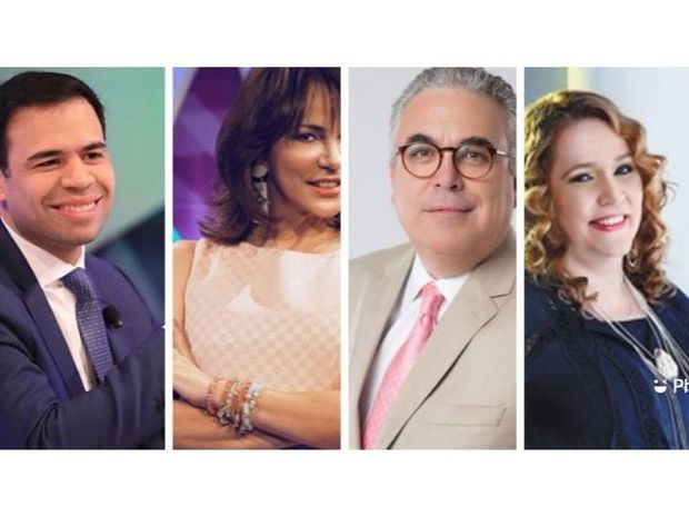 Robertico Salcedo, Milagros Germán, Roberto Cavada, Jatnna Tavarez y Pinky Pintor harán cibermaratón este domingo.