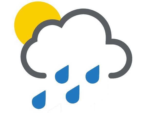 Nublados con lluvias débiles por incidencia de sistema frontal