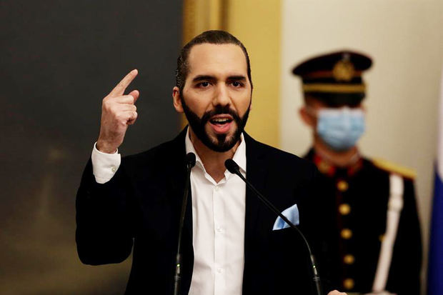 El presidente de El Salvador, Nayib Bukele.