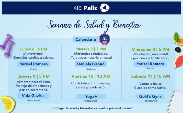 Boletín Semana de Salud y Bienestar, ARS Palic.