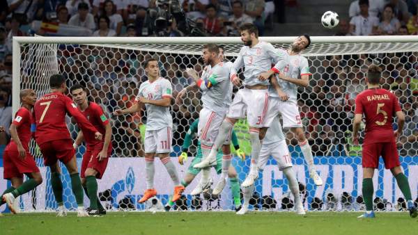 Acciones del encuentro España vs. Portugal