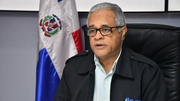 Ministro de Salud, Rafael Sánchez Cárdenas, en rueda de prensa virtual.