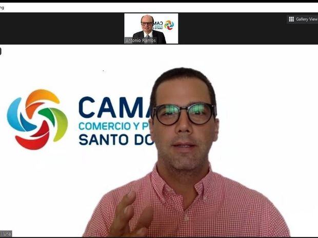 Manuel Luna, presidente de la Cámara de Comercio y Producción de Santo Domingo, CCPSD.