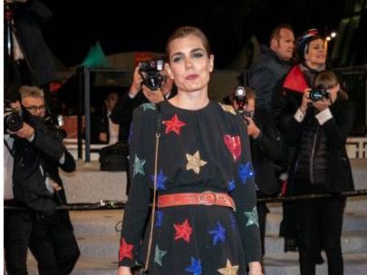 Carlota Casiraghi en a su llegada al festival de Cannes en 2019.