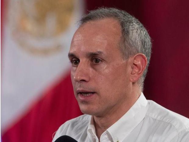 Subsecretario de Prevención y Promoción de la Salud, Hugo López-Gatell, durante su participación en una rueda de prensa en Palacio Nacional, de Ciudad de México, México.