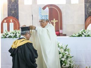 Juramentan a Monseñor Ramón Benito Ángeles Fernández como nuevo Rector de la UCSD