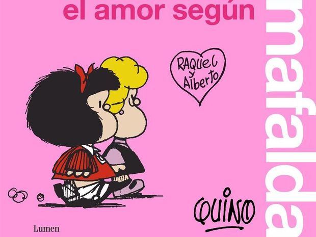 Fotografía cedida por Lumen de la portada del libro 'El amor según Mafalda'. 