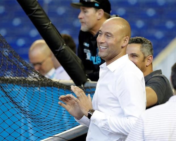 El director ejecutivo de los Marlins de Miami, Derek Jeter.