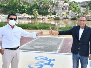 Director de URBE y Presidente de la Comisión de Catastro recorren La Ciénaga y los Guandules