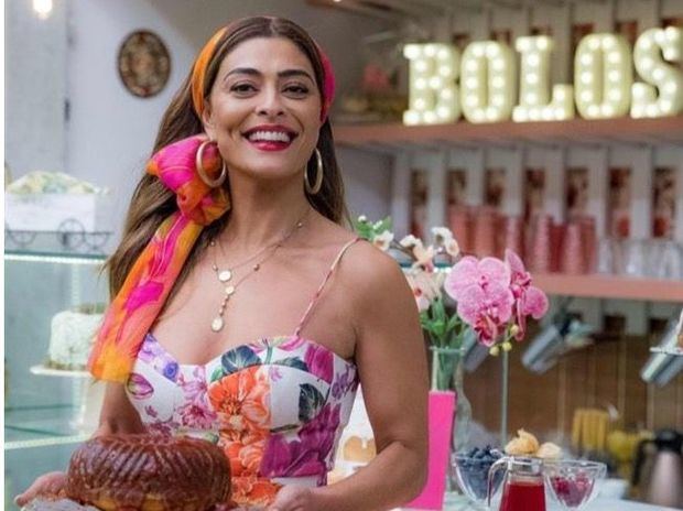 Fotografía cedida este miércoles por Univision en la que se registró a la actriz brasileña Juliana Paes, durante el rodaje de la telenovela 'Dulce ambición'. 