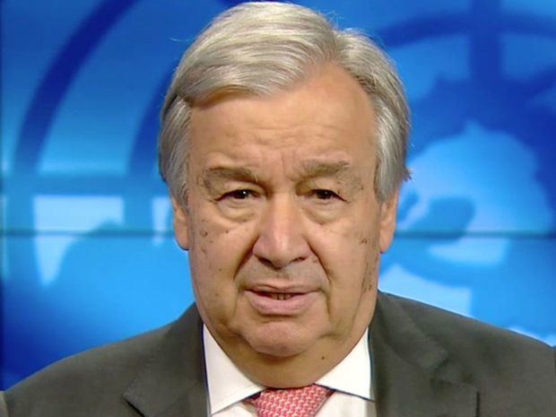 El Secretario General de las Naciones Unidas, Antonio Guterres.