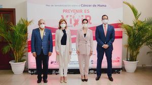 Primera Dama y DGAPP conmemoran el Día Mundial contra el Cáncer de Mama