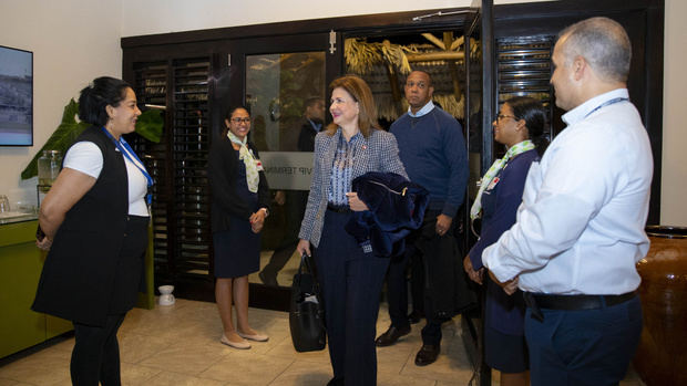 Vcepresidenta Raquel Peña viajará este martes a Panamá. 