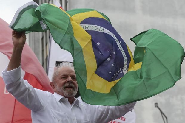 El expresidente de Brasil y actual candidato a la presidencia, Luiz Inácio Lula da Silva.