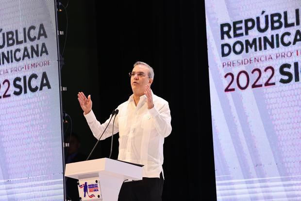 Fotografía cedida por la cancillería de R.Dominicana de la LXXXVIII Reunión del Consejo de Ministros de Relaciones Exteriores del Sistema de la Integración Centroamericana (SICA), hoy en Santiago (República Dominicana).