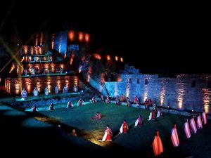 Vista del acto oficial de reapertura de Machu Picchu tras permanecer cerrada desde el 16 de marzo por la pandemia, en Machu Picchu, Perú.