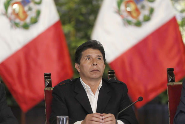 El presidente de Perú, Pedro Castillo, en una fotografía de archivo.