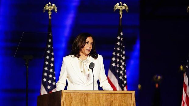 La vicepresidenta electa de EE.UU., Kamala Harris.
