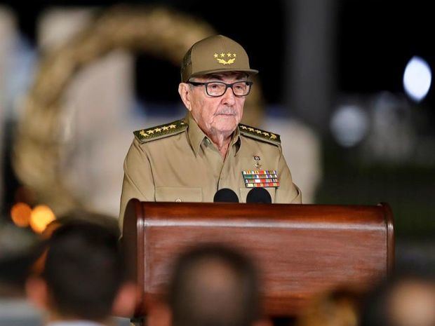 En la imagen, el expresidente y líder del gobernante Partido Comunista de Cuba (PCC, único legal), Raúl Castro.