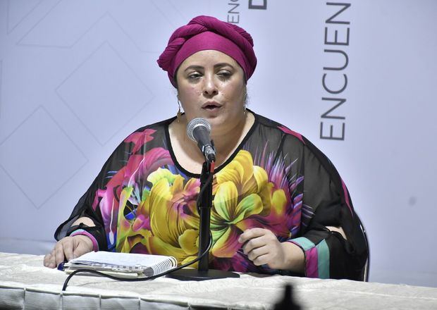 Fotografía de archivo de la ministra boliviana de la Presidencia, María Nela Prada.