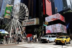 Nueva York estrena su nueva atracción: una rueda de Chicago en Times Square
