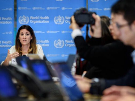 Maria Van Kerkhove durante la conferencia de prensa en Ginebra.