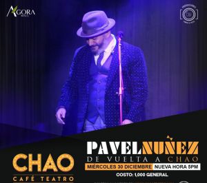 Pavel Núñez en concierto.