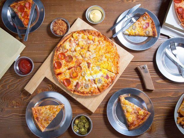 Entre las comidas más populares que ordenaron los dominicanos está la pizza.