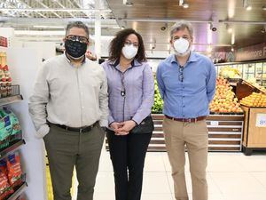 Roberto Núñez, Ingrid Cepeda y Tomas Orcoyen.