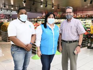 José Alberto Pérez, Adelino Sánchez y Greassy Bobadilla.