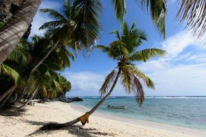 Playa cercana a la Bahía de Samaná