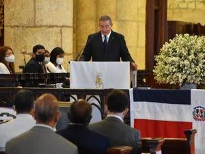 Discurso del presidente del Instituto Duartiano, Wilson Gómez, en la misa.