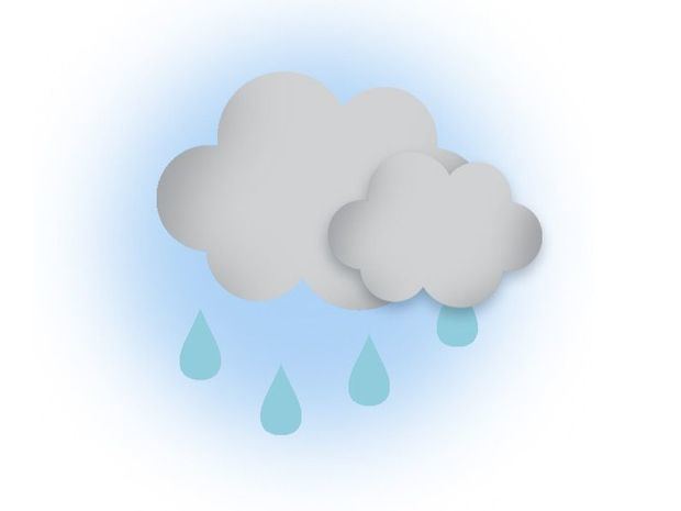 Sistema frontal sobre el país. Lluvias débiles y dispersas