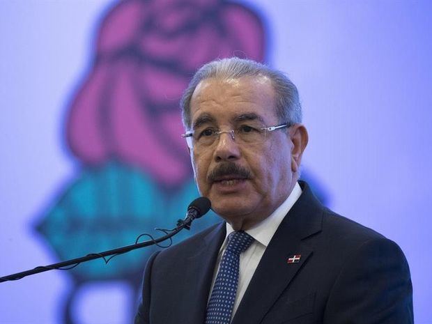 En la imagen, el expresidente dominicano, Danilo Medina.