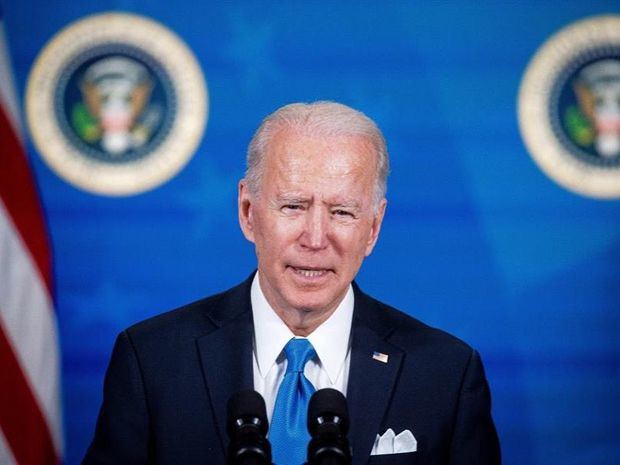 El presidente de Estados Unidos, Joe Biden, fue registrado este miércoles, durante una intervención, en Washington DC, EE.UU.